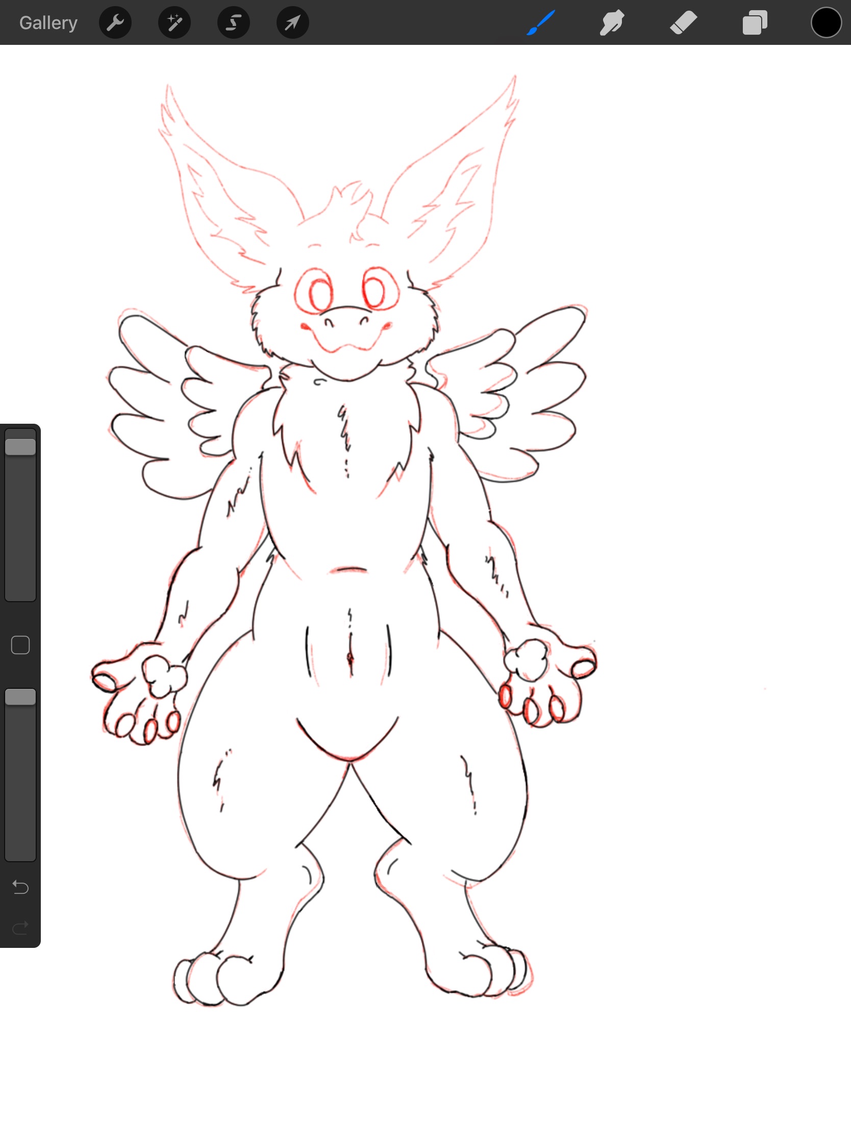 here is a Dutch Angel Dragon I'm working on.