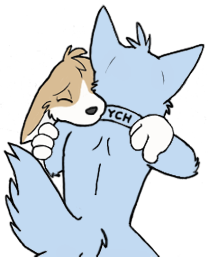 Doug Hug Sticker - King Recolor.png