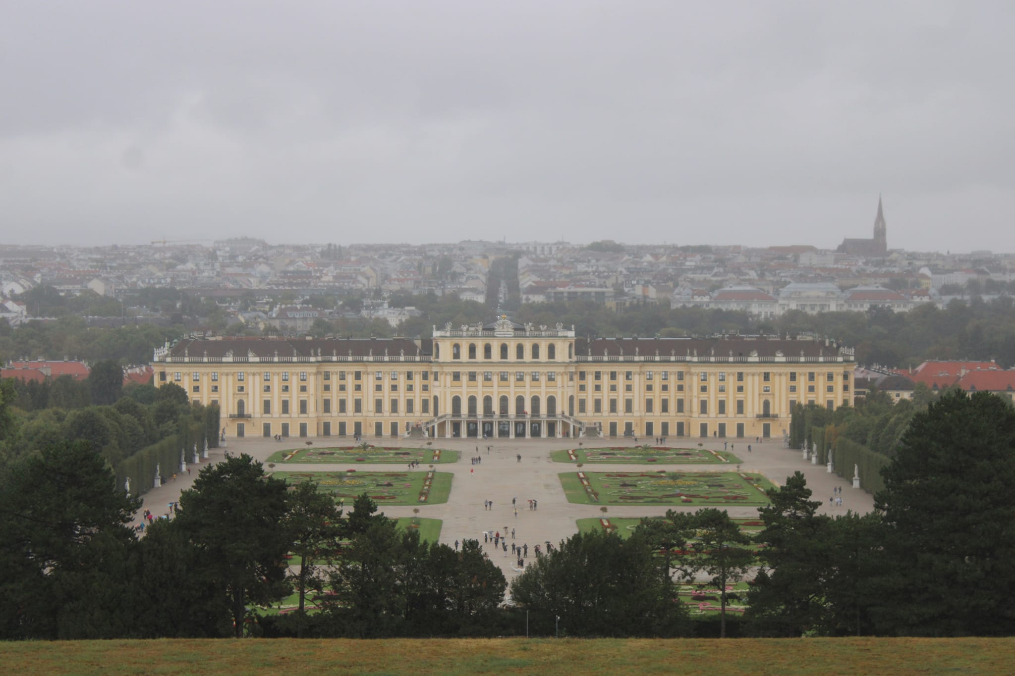 Schönbrunn Palace from the Gloriette